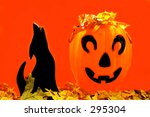 halloween scene | Shutterstock . vector #295304
