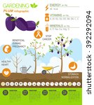 gardening work  farming... | Shutterstock .eps vector #392292094