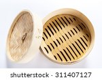 Bamboo Basket For Steaming On...