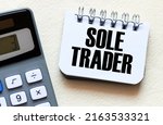 Sole Trader The Word In A Small ...
