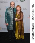 Small photo of LOS ANGELES - OCT 25: Lesley Nicol and David Keith Heald arrives for the 2019 British Academy Britannia Awards on October 25, 2019 in Beverly Hills, CA