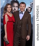 Small photo of LOS ANGELES - DEC 06: GUY RITCHIE & JACQUI AINSLEY arrives to the "Sherlock Holmes A Game of Shadows" Los Angeles Premiere on December 06, 2011 in Westwood, CA