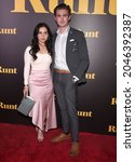 Small photo of LOS ANGELES - SEP 01: Brenna D'Amico and Noah McKinney arrives for the aE˜RuntaE™ Los Angeles Premiere on September 22, 2021 in Hollywood, CA