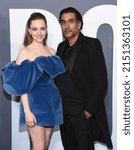 Small photo of LOS ANGELES - FEB 24: Amanda Seyfried and Naveen Andrews arrives for HuluOs premiere of OThe DropoutOl on February 24, 2022 in West Hollywood, CA