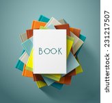 stack of books  eps 10 | Shutterstock .eps vector #231217507