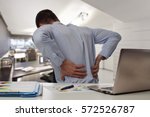 Business Man With Back Pain An...