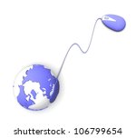 3d color of the planet earth... | Shutterstock . vector #106799654