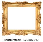 Old golden frame. beautiful...