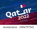 quatar 2022 vector concept with ... | Shutterstock .eps vector #1906797541