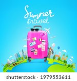 summer travel concept with... | Shutterstock .eps vector #1979553611