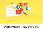 social media icons. vector... | Shutterstock .eps vector #2071499147