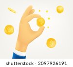 cute cartoon human hand... | Shutterstock .eps vector #2097926191