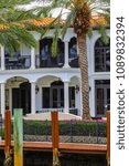 Small photo of Image of a south florida home with dockage
