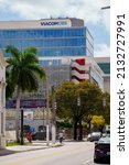 Small photo of Miami, FL, USA - March 5, 2022: Photo of Viacom CBS Overtown Miami station