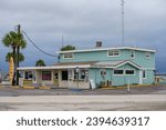 Small photo of Ponce Inlet, FL, USA - November 18, 2023: Lighthouse Ice Cream and Snacks near Ponce Inlet Florida