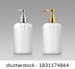 pump bottle white transperency... | Shutterstock .eps vector #1831174864