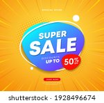 super sale business concept... | Shutterstock .eps vector #1928496674