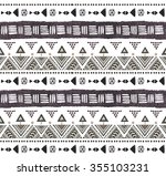 seamless colorful aztec pattern.... | Shutterstock . vector #355103231