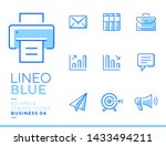 lineo blue   office and... | Shutterstock .eps vector #1433494211