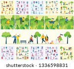 vector nature eco backgrounds... | Shutterstock .eps vector #1336598831