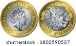 Vector British Money Coin One...