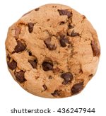 Chocolate Chip Cookie Isolated...