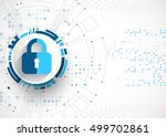 protection concept. protect... | Shutterstock .eps vector #499702861