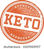 ketogenic diet recipe stamp | Shutterstock .eps vector #1029505957