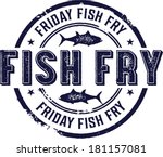 Vintage Friday Fish Fry Sign