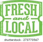 Fresh   Local Market Stamp