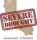 California Severe Drought Stamp