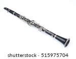 Close up of clarinet isolated...
