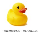 Yellow Rubber Duck Isolated On...