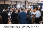 Blurred image of businesspeople ...