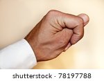 Small photo of Making a contemptuous gesture at someone, to cock a snook at someone.