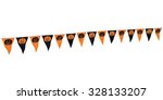 orange and black pumpkins... | Shutterstock . vector #328133207