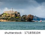 Alcatraz Island In San...