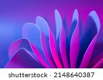 Colorful swirl elements with neon led illumination. Abstract futuristic background.