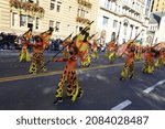 Small photo of New York, N.YUSA – 25th Nov. 2021: The Sound of Brownsburg Marching Band performs “Mirko” during the 95th Macy's Thanksgiving Day Parade in New York. (Photo: Gordon Donovan)