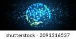 neural network concept.... | Shutterstock .eps vector #2091316537