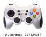 Game controller isolated on a white background