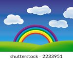 cartoon landscape scene | Shutterstock .eps vector #2233951