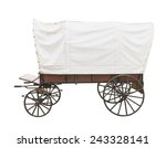 Covered Wagon With White Top...