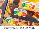 Small photo of Nutri Score nutrition label symbol healthy eating for food Nutri-Score