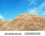 Pile Of Wood Chips