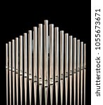 Organ Pipes From A Church Organ