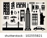 vector set of new york city...