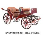 Vintage Carriage Isolated On...