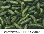 Organic Green Cucumbers On...