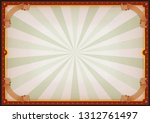 vintage blank circus poster... | Shutterstock .eps vector #1312761497